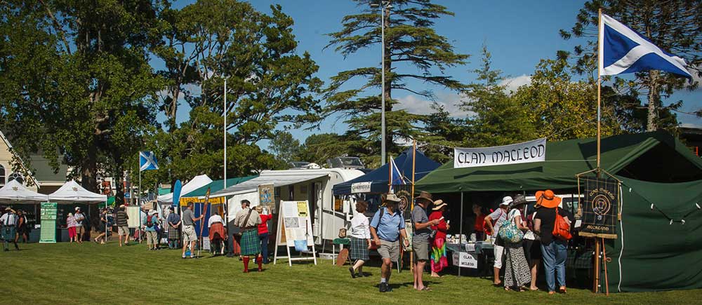 Paeroa Highland Games Clan Village